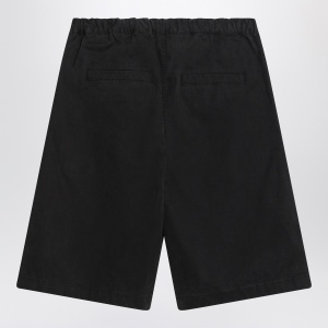 Entire Studios Wide black bermuda shorts in cotton - Img 2