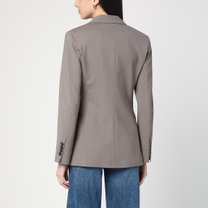 Erika Cavallini Single-breasted jacket in taupe colour - Img 2
