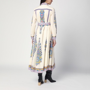 ETRO Cotton chemise dress with Paisley print - Img 2