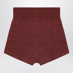 Fear of God Essentials Burgundy Honeycomb Short - Img 2