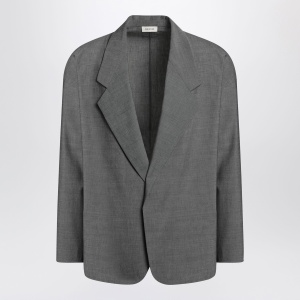Fear of God Gray single-breasted jacket in cotton and wool