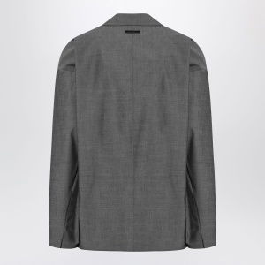 Fear of God Gray single-breasted jacket in cotton and wool - Img 2
