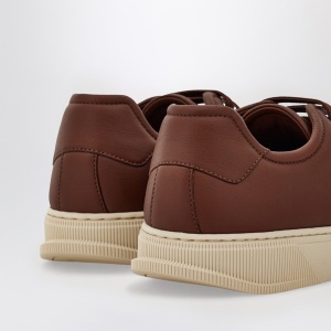 Ferragamo Brown leather sneakers - Img 2