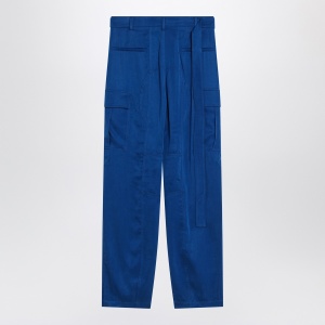Ferragamo Electric blue cargo trousers - Img 2