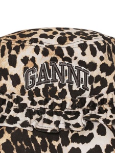 Ganni logo-embroidered Bucket Hat - Img 2