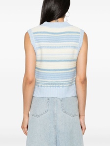 Ganni Striped sleeveless top - Img 4