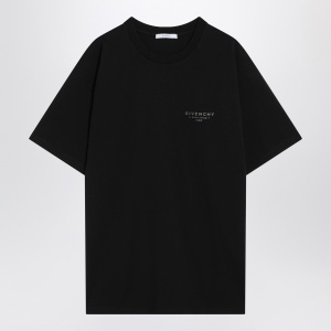 Givenchy Black cotton T-shirt with logo