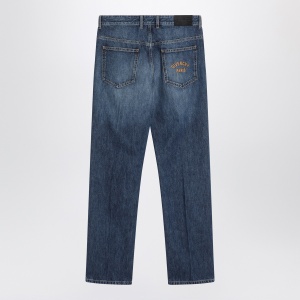 Givenchy Straight jeans dark blue washed effect - Img 2