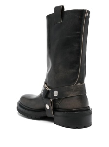 Golden Goose leather biker boots - Img 3