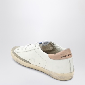 Golden Goose Sneaker Super-Star white/pink/black with glitter - Img 2
