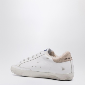 Golden Goose White/silver Super-Star sneakers with shearling lining - Img 2