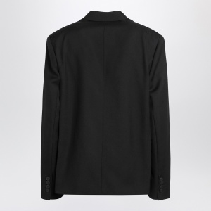JACQUEMUS Black single-breasted wool jacket - Img 2