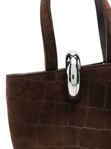 JACQUEMUS Crocodile-Effect Ring-Detail Tote Bag - Img 2