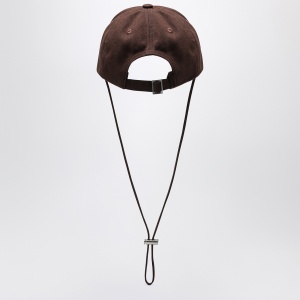 JACQUEMUS The Cap Artichoke brown in cotton - Img 2
