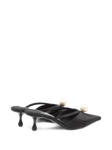 Jimmy Choo 50mm Sana pearl-embellished mules - Img 2