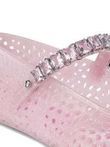 Jimmy Choo The Jelly Ballerina Flats with Crystal Embellishment - Img 4