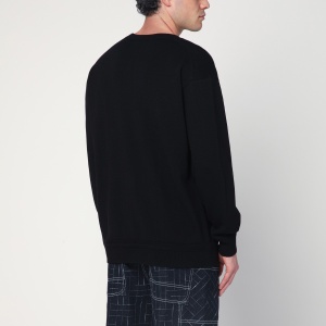 KENZO Black wool crew neck sweater - Img 2