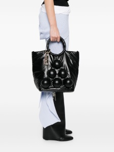 La Milanesa Klodiana padded circle-detail tote bag - Img 4