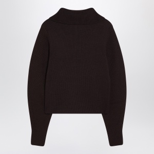 LEMAIRE Eggplant zip-up sweater - Img 2