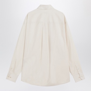 LEMAIRE Ivory cotton and silk shirt - Img 2