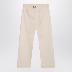 Maison Margiela Ecru cotton trousers - Img 2