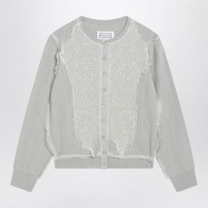Maison Margiela Light green wool cardigan