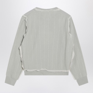 Maison Margiela Light green wool cardigan - Img 2