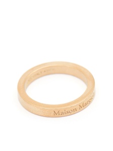 Maison Margiela logo-engraved band ring - Img 2
