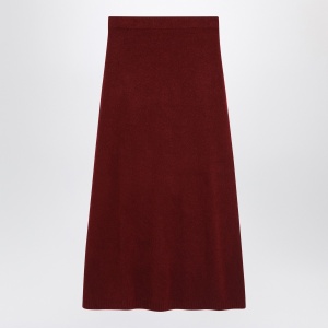 Max Mara Raspberry skirt in stretch cashmere knit