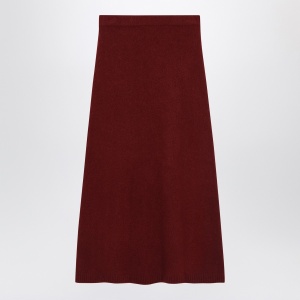 Max Mara Raspberry skirt in stretch cashmere knit - Img 2