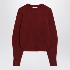 Max Mara Raspberry sweater in stretch cashmere knit