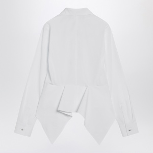 Max Mara White shirt in cotton poplin - Img 2