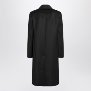 MM6 Maison Margiela Black wool-blend coat - Img 2