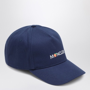 Moncler Genius Blue baseball cap with logo - Img 2