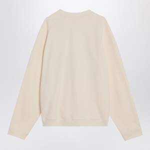 Moncler Genius Ivory white cotton sweatshirt - Img 2