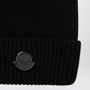 Moncler X Edward Enninful Black wool beanie - Img 2