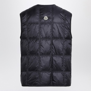 Moncler X FRGMT Vaile blue vest in nylon - Img 2