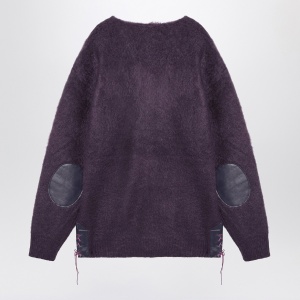 Needles Cardigan viola in misto mohair - Img 2