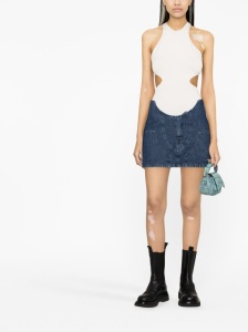 Off White Denim mini skirt - Img 2