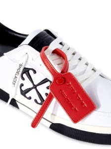 Off White New Low Vulcanized leather sneakers - Img 4
