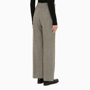 Patou Grey herringbone regular trousers - Img 2