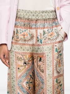 Pierre Louis Mascia Aloe silk palazzo pants - Img 4