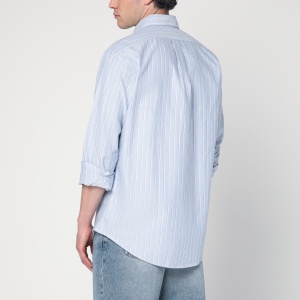 Polo Ralph Lauren Light blue striped Oxford shirt Custom-Fit - Img 2
