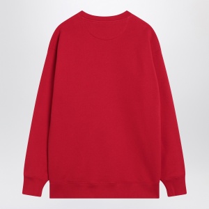 Red sweatshirt with Chez Valentino print - Img 2