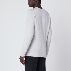 Roberto Collina Ice-colored sweater in cashmere blend - Img 2