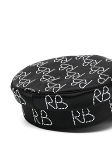 Ruslan Baginskiy crystal-embellished Baker Boy Hat - Img 2