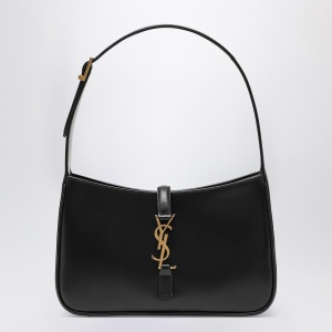 Saint Laurent Black 5 À 7 bag in smooth leather