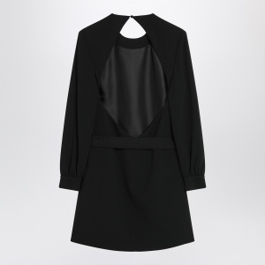 Saint Laurent Black mini dress with belt - Img 2