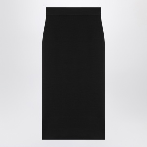 Saint Laurent Black wool pencil skirt