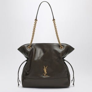 Saint Laurent Brown leather shopping bag Jamie